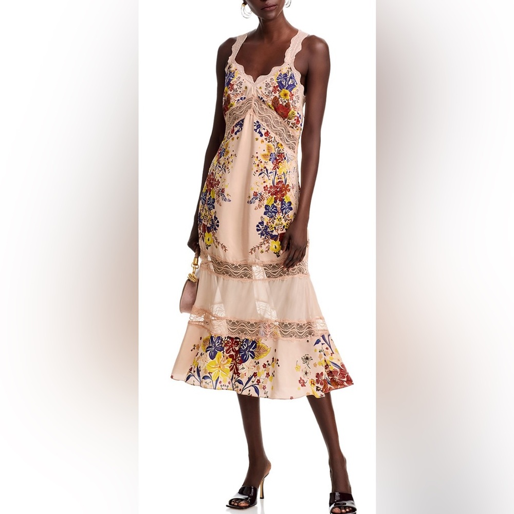 FARM Rio Floral Lace Slip Dress
Color: Beauty Bouquet Pink